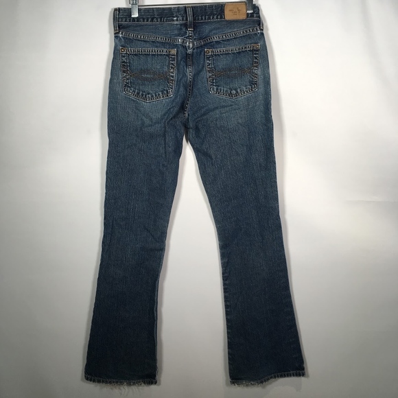 Abercrombie & Fitch Blue Medium Wash Boot Cut Jean - Picture 4 of 8